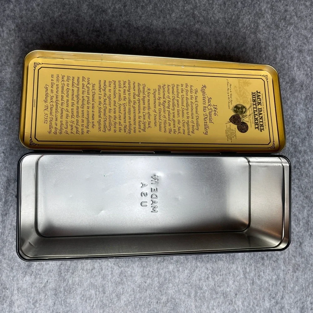 Jack‎ Daniel's Heritage Series Tin Second in a Series Black Gold Whiskey 10 Inch